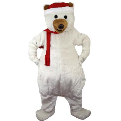 China INSTOCK 545 Cartoon Halloween Party Cosplay Christmas Carnival Apparel Christmas White Bear Mascot Costumes for sale