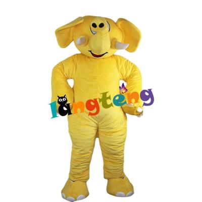 China INSTOCK 618 Animal Costume Yellow Elephant Costume Animal Mascot Costume For Party for sale