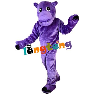 China INSTOCK 684 Animal Costume Funny Purple Hippo Costume For Holiday for sale