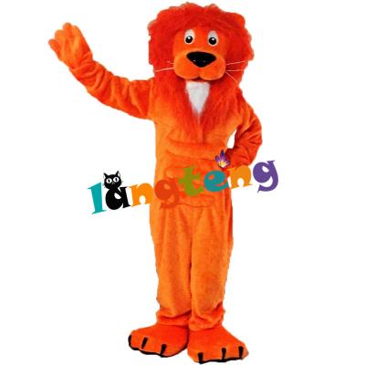 China INSTOCK 419 Cartoon Halloween Cosplay Party Christmas Carnival Orange Lion Mascot Costumes for sale