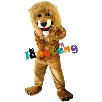 China Promotional African Cartoon Lion Mascot Costume Long Hair from INSTOCK 444 for sale