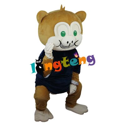 China INSTOCK 808 Brown Monkey Fursuit Adult Cosplay Furry Mascot Costumes for sale