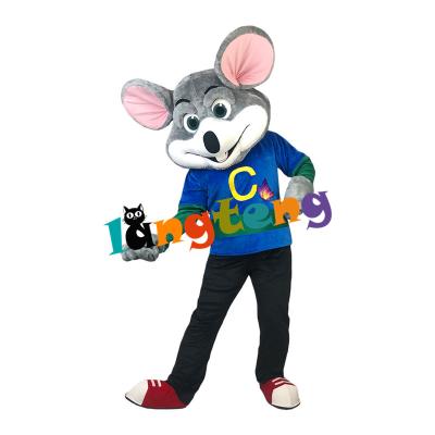 China INSTOCK 1029 Mouse Happy Light Mouse Cartoon Animal Mascot Costume For Adult for sale