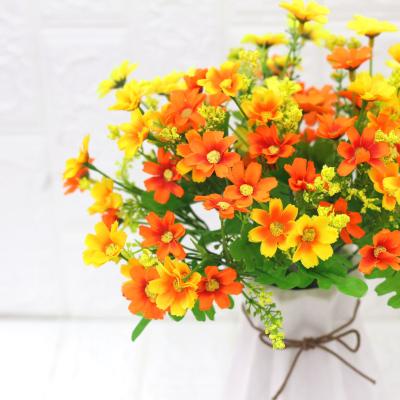 China Artistic New Arrival Cheap Wholesale Artificial Flowers For Gift Ceramic Pots For Indoor Plants for sale