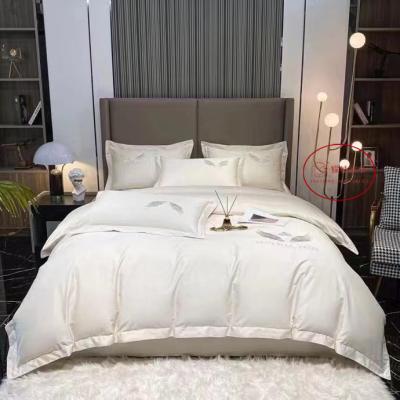 China 3 Piece Disposable Customized Double Comforter Cover Set Fine Linen Bed Sheet Sets for sale