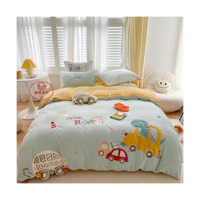 China Cheap viable hot sale good quality popular custom made kids bedding set with cartoon characters for sale