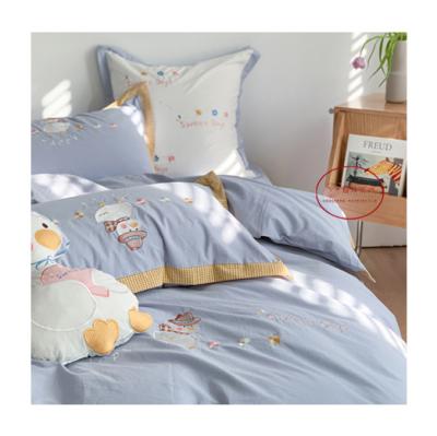 China Sustainable Customized Digital Printing Cotton Duvet Cover Set Kids Bedding Set for sale