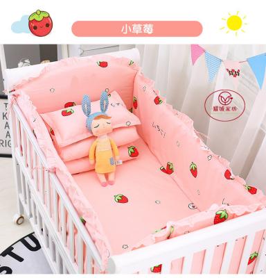 China Newborns Sustainable Cotton Bedding Set Soft Baby Crib Sheet For Custom for sale