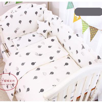 China Best Viable Sale Printed Baby Quilt Cover Bedding Sets Baby Crib Bedding Set for sale