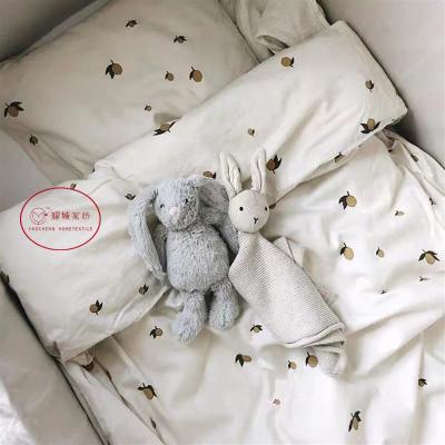 China Viable Baby Crib Bedding 100% Cotton Baby Crib Bedding Set Anti-collision for sale