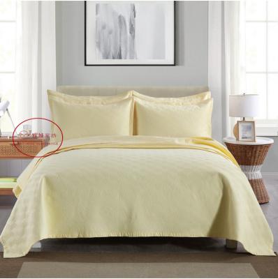 China Viable factory direct supply embroidered quilt embroidery bedspread bedspread for sale