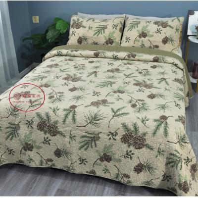 China Viable Customized Size Patchwork Bedspread Bedspread Embroidered Comforter Sets for sale