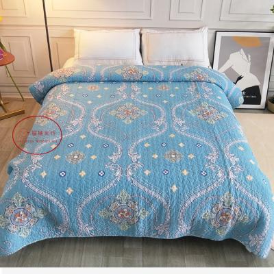 China Viable Custom Printed Kids Bedspreads Quilted Bedspread Set With Pillow Cover for sale