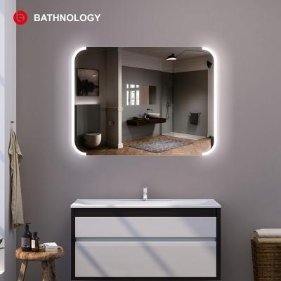 China Wall Smart Mirror Switch Touch Manufacture Mirror Light Fog Light Vanity Led Bathroom Mirror for sale