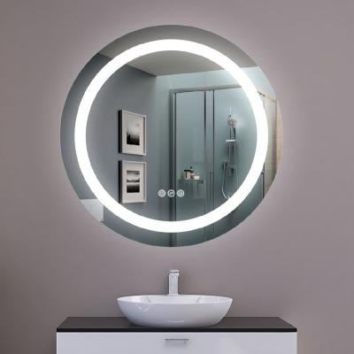 China High Quality Wall Mounted LED Light Bathroom Magnifying Touch Switch Smart Bathroom Led Mirror for sale