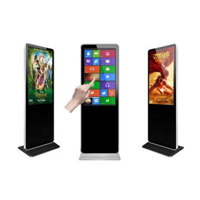 China Indoor Touch Screen Indoor Electronic Totem Rack Information Sign LCD Restaurant Digital Signage Display for sale