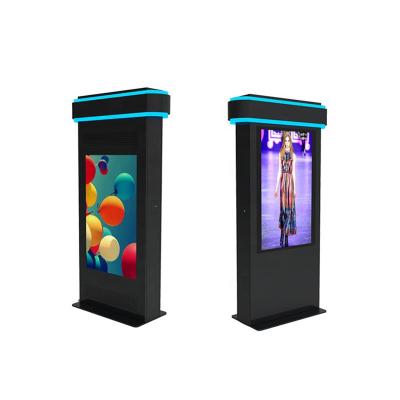 China Outdoor Affiliate Program Signage Monitor Digital Signage For Advertising Outdoor Totem Kiosk for sale