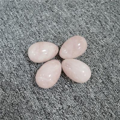 China China Wholesale Certified Jade Egg For Kegel Exercises Jade Yoni Eggs Rose Quartz Yoni Eggs for sale