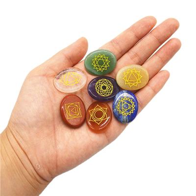 China Wholesale China Seven Chakra Stones Sets Reiki Crystals For Body And Spirituality Healing for sale