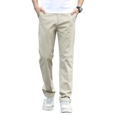 China 2020 new Anti-wrinkle men's casual pants khaki pants 	Male Suit Pants for sale