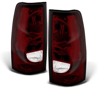 China Car Light Accessories 03-06 Chevy Silverado Dark Red Tail Lights Tail Lights Pickup Truck Lights for sale