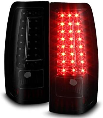 China GMC Sierra Pickup Truck Black G2 LED Tail Lights Brake Lamps FOR GMC for sale