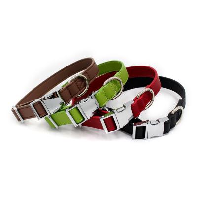 China JEWELED 2022 All Metal Buckle Microfiber Dog Collar Pet Collar Leash Set Engravable Microfiber Leather Multifunctional Pet Collar for sale