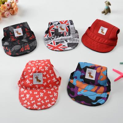 China Viable Pet Accessories Cute Adjustable Pet Dog Hat Outdoor Baseball Hat for sale