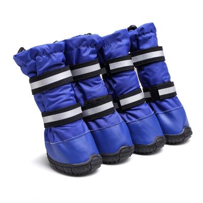 China Cheap Wholesale Viable Waterproof Anti-slip Comfortable Pet Dog Shoes Comfortable Pet Rubber Shoes For Dogs for sale