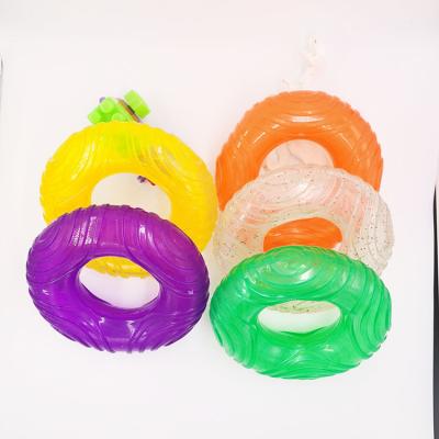 China Manufacturers Direct Selling Pet Supplies Dog Chew Toy Custom Cotton Viable Squeaky Rope Pet Dog Toy for sale