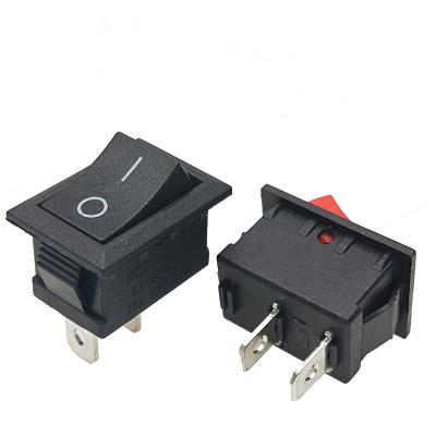 China Plastic Welding Hook SPST 2 Pin On /Off Switch Mini Car Auto Boat Rocker for sale