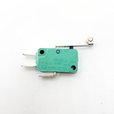 China T125 5E4 YA-KW3-3 Green Momentary Silver Contact 6.3MM Pin Roller KW3 Limit Switch for sale