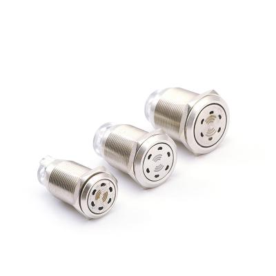 China SS Alarm Metal Transparent Bass Waterproof Flash Buzzer 16mm 19mm 22mm for sale