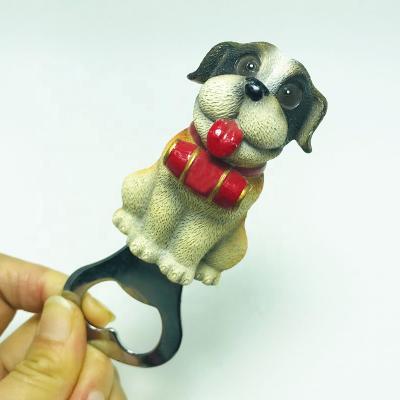 China Wholesale Custom Resin 3d Resin Beer Viable Bottle Opener Custom Dog Bottle Opener for sale