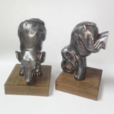 China Cheap custom Table decoration elephant figurine bookends chlidren funny bookends for sale