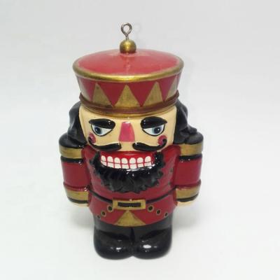 China Custom China 3D Christmas Decoration Mini Nutcracker Soldier For Holiday Ornament for sale