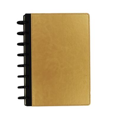 China New Design Eco-friendly A5 Custom High Quality Premium Custom Printed Leather Journal Writing Spiral Notebook for sale