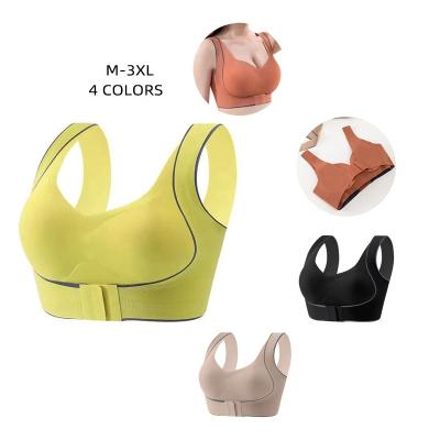 China New Antibacterial Breast Control Accessory Invisible Bra Up Wireless Corrector Bra Shapewear Lift Mail Surgery Breast Augmentation Bra Posture Corrector for sale