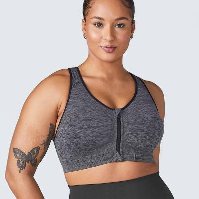 China Breathable Wome Plus Size Sports Bras Lightweight Support Wire Free Seamless Workout Yoga Gym Fitness Bras Beach Top Frame Tops Sleep Bra for sale