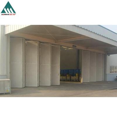 China Heat Insulation Factory Supplies For Industrial Warehouse Multiple Folding Doors for sale