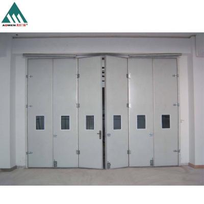 China High Quality Heat Insulation Factory Supplies For Industrial Warehouse Garage Horizontal Folding Doors for sale