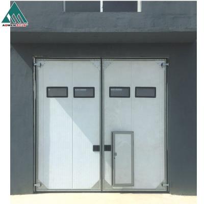 China High Quality Best Price Windproof Industrial Warehouse Double Swing Door for sale