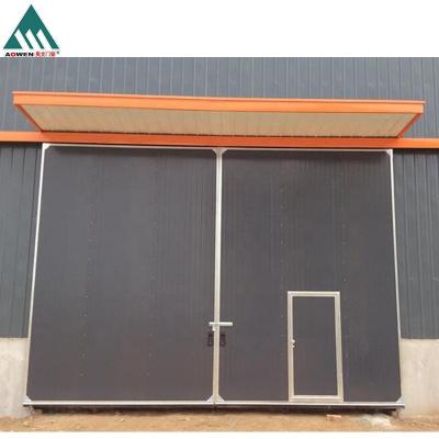 China Thermal Insulation Best Price Automatic or Manual Industrial Hinges Sliding Door for sale