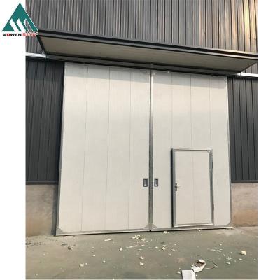 China Thermal Insulation Best Price Automatic Or Manual Industrial Heavy Sliding Door for sale