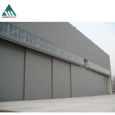 China Heat Insulation Industrial Hangar Sliding Door for sale