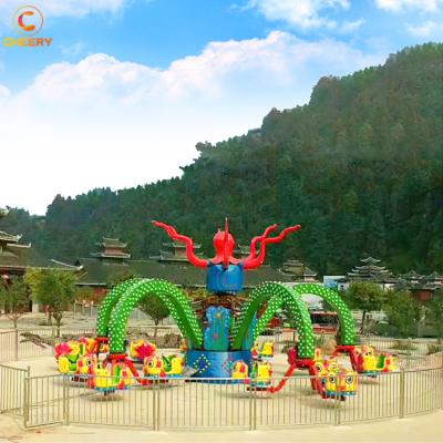 China FRP+steel fairground amusement theme park equipment carnival rides large rotating crazy octopus amusement rides for sale