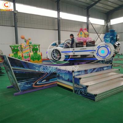 China Hot Selling Car Newest Custom Outdoor/Indoor Cheap Mini Amusement Park Games Mobile Crazy Flying Rides For Kids for sale