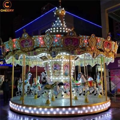 China As Your Needs Large Merry Outdoor Christmas Carnival Go Round Cheap Rides Amusement Park Carousel Horses For Sale for sale