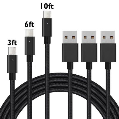 China Fast USB MP3/MP4 Player Shenzhen Cable USB Type-C LED Charger Charging Data Cable To Type-C Charging 2M 3m 1M USB Cable for sale