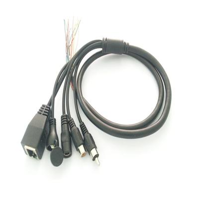 China Waterproof IP Camera / Poe IP Camera RJ45 Video Audio Power Cable Telecom Communication For Eyeball Camera for sale